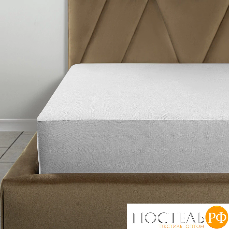 MEDSLEEP Наматрасник-чехол непромокаемый 160х200/35, 1 пр., хл./полиуретан(мулетон)