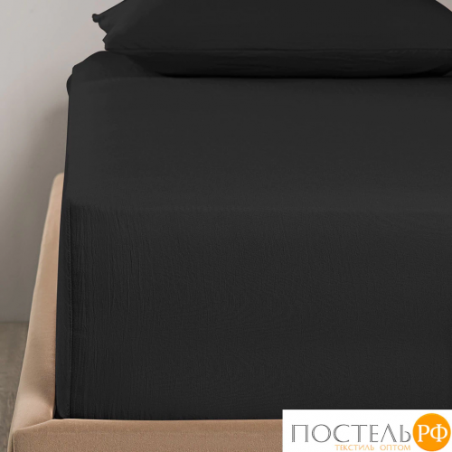 SleepiX ЮКО т.сер Простыня на резинке 120х200+25, 1пр., модал/бамбук