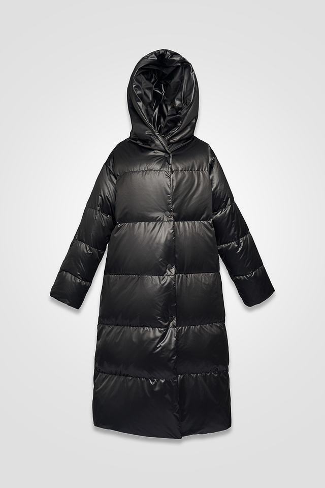 Ст.цена 10500р. Пуховик: В239-115-61 Черный Black 19-0303