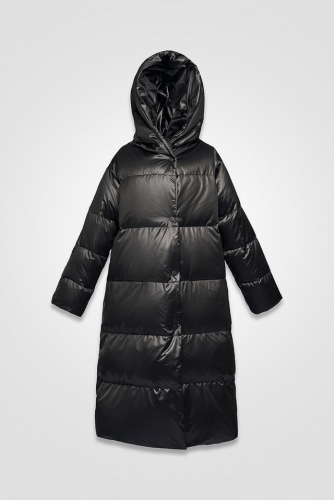 Ст.цена 10500р. Пуховик: В239-115-61 Черный Black 19-0303