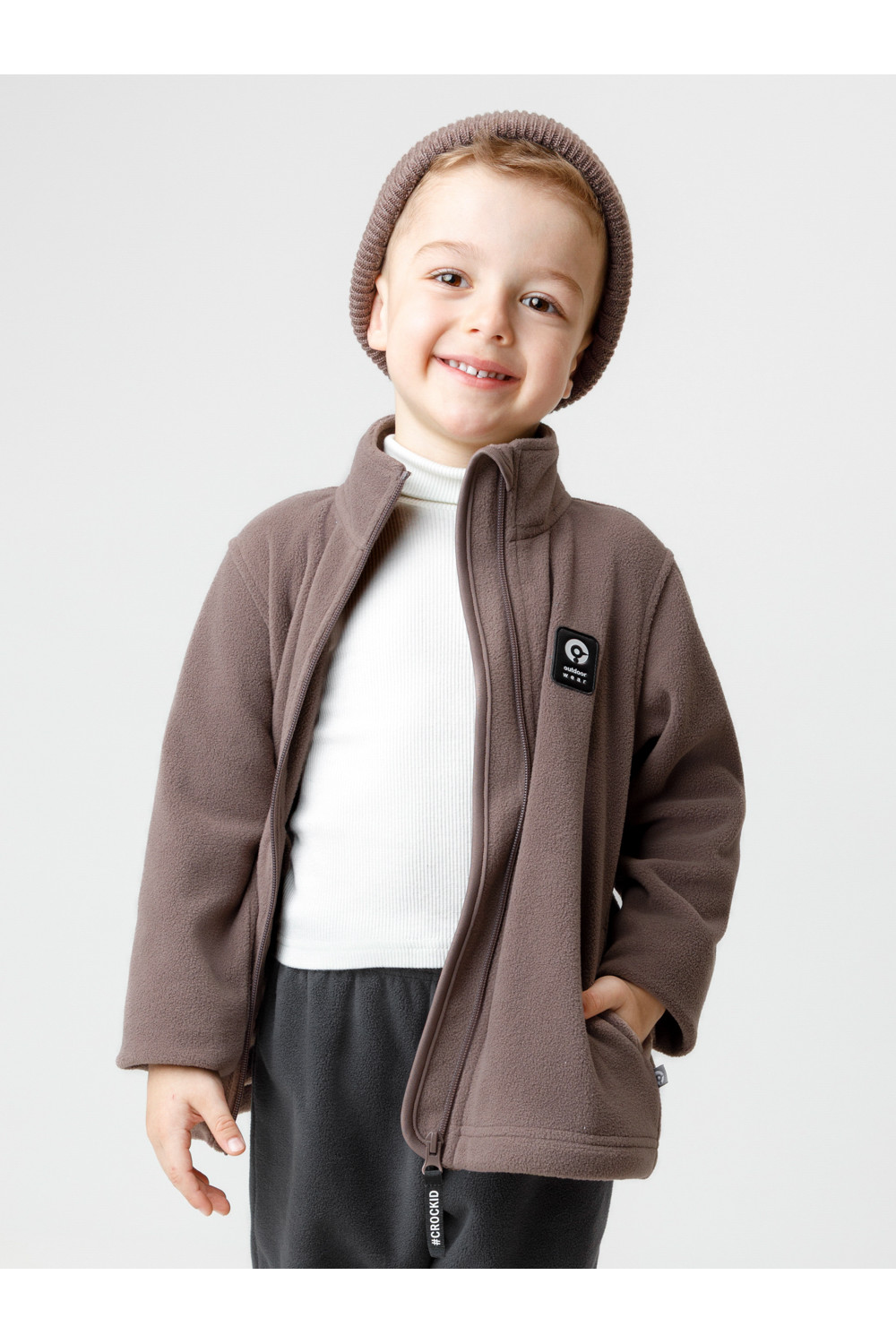 Crockid Куртка ФЛ 34025/6 ГР коричневый Crockid