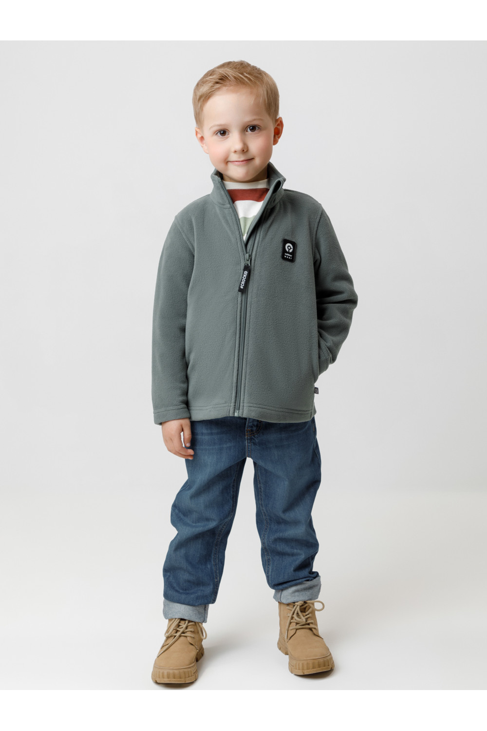 Crockid Куртка ФЛ 34025/5 ГР темно-зеленый Crockid