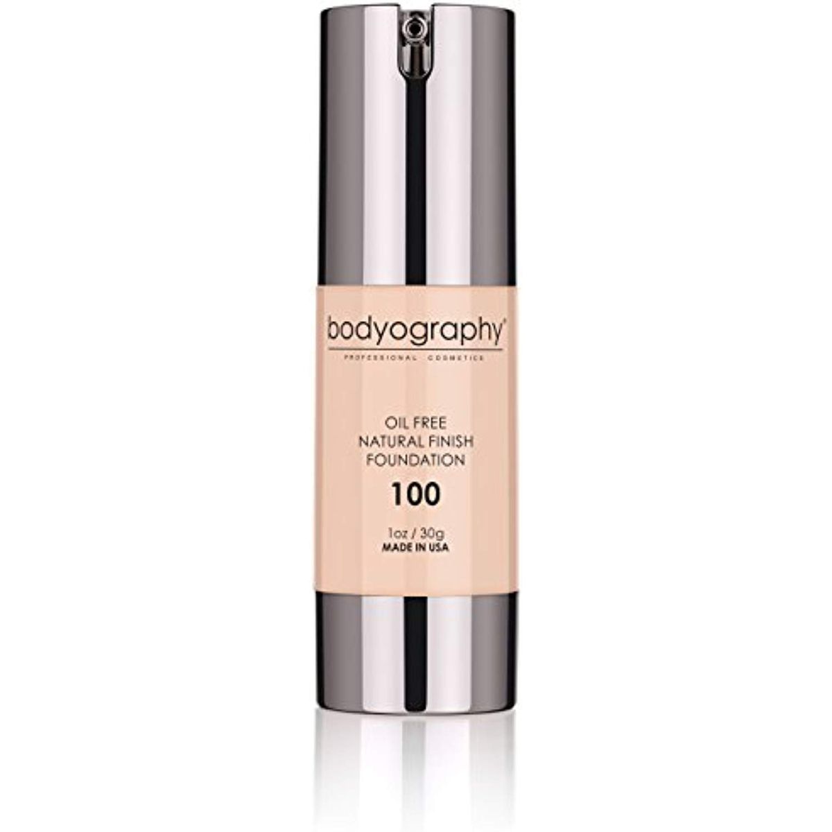 Bodyography's Oil-Free Natural Finish Foundation Тональная основа, Тон 100, 30 мл. Тестер без коробки