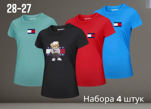 Футболка женская 4шт (без выбора цвета), код 50323291