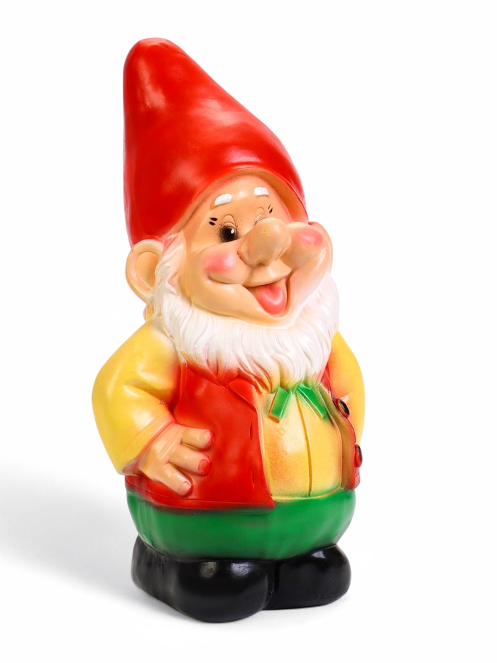 Садовая фигура из гипса «Гном дед», 21×24×43 см