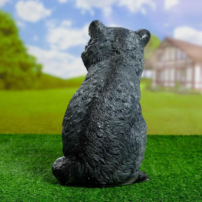 Садовая фигура из гипса «Енот с рыбкой», 20×23×36 см