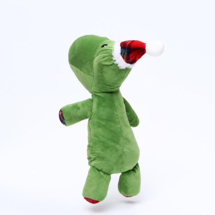 Игрушка мягкая для собак «Дино» с пищалкой, 35×16 см