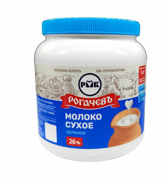 Молоко сухое цельное Экстра 26% Рогачев 1000г