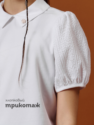 Джемпер для девочек Белый(2) GFTP7205