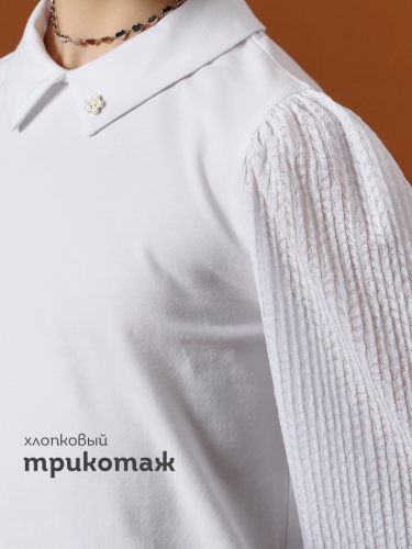 Джемпер для девочек Белый(2) GFJP7205