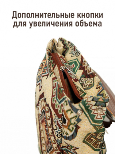 Рюкзак 943 Этника Ацтеки Песочный фон 30х15х28 см 2519851