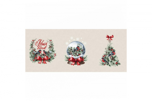 Набор полотенце Рогожка Купон 50*63 1 штука в шоколадке 29391-1 тк