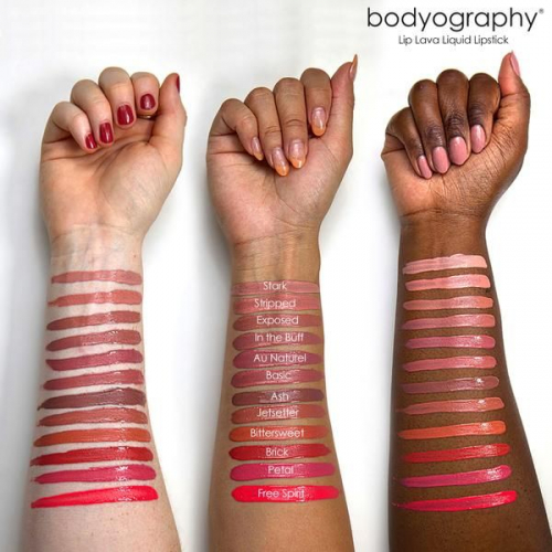Bodyography LIP LAVA LIQUID LIPSTICK Жидкая губная помада, Тон Stark, 2.4 мл. Без коробки