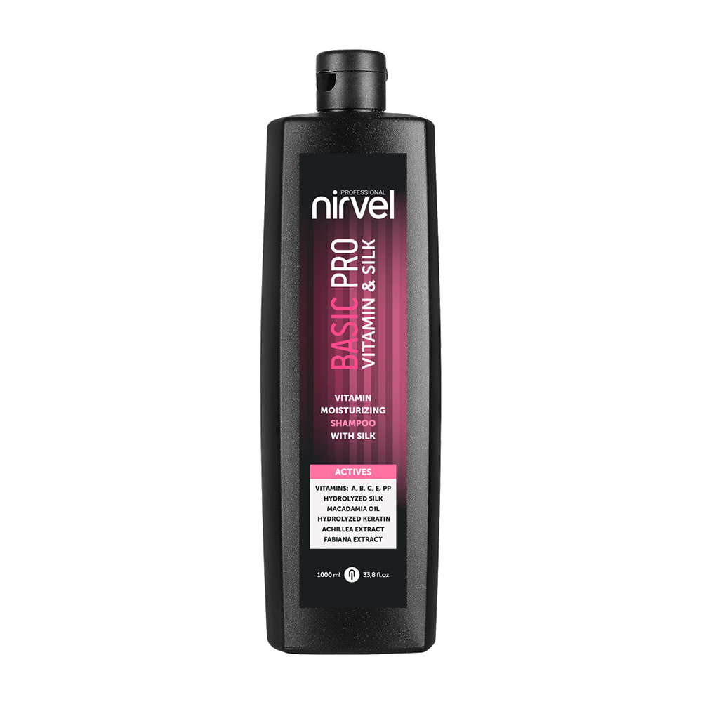 NIRVEL Шампунь витаминный увлажняющий с шелком / Vitamin Moisturizing Shampoo 1000 мл