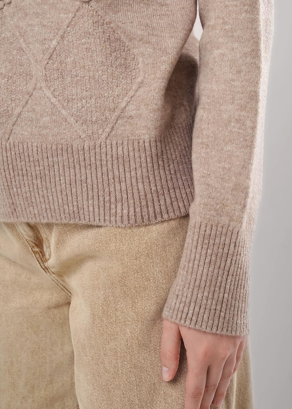 Ст.цена 1600р CLE 154555/185апэ Джемпер женский 154555/185апэ бежевый