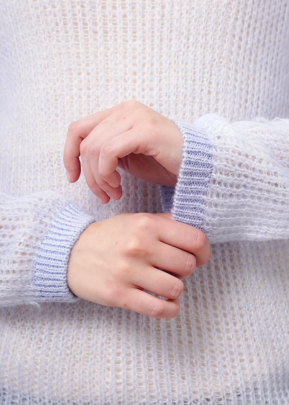 Ст.цена 1090р CLE 154535/186фэш Джемпер женский 154535/186фэш голубой