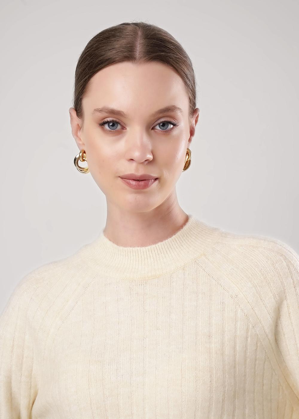 Ст.цена 1400р CLE 154554/185апэ Джемпер женский 154554/185апэ св.бежевый