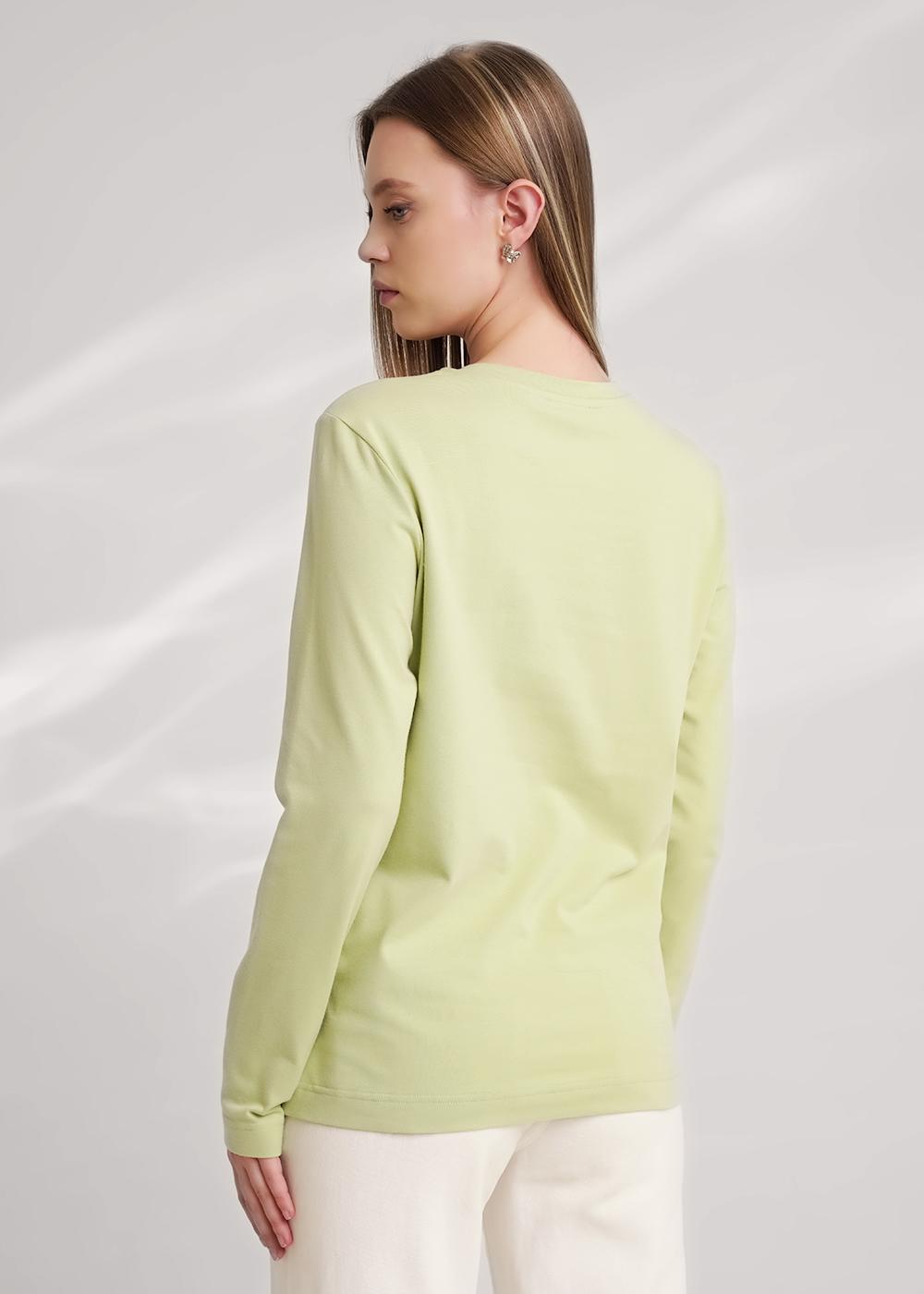 Ст.цена 1020р CLE 156947/183гтк_п Джемпер женский 156947/183гтк_п св.зелёный