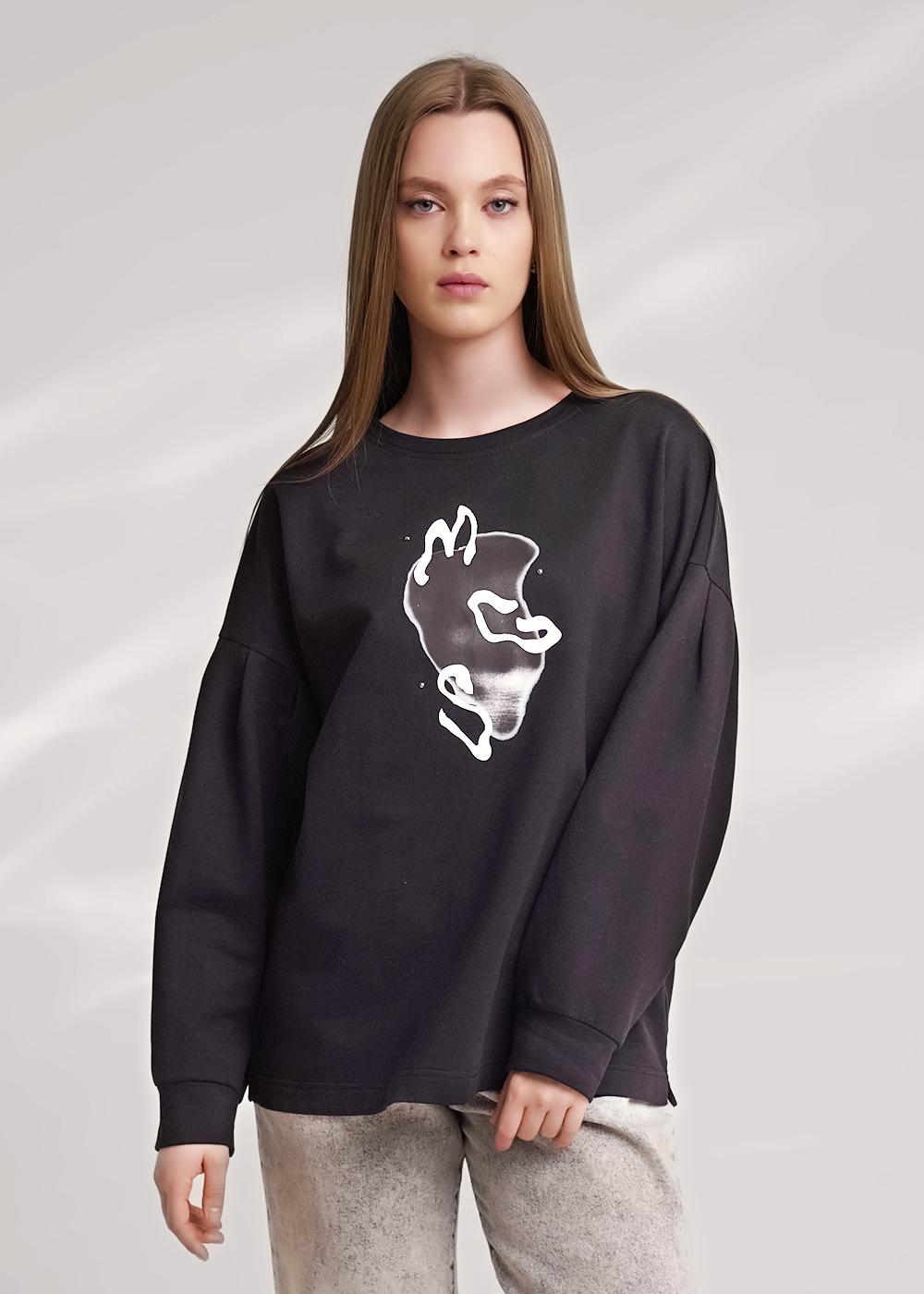 Ст.цена 1560р CLE 156950/183ф_п Джемпер женский 156950/183ф_п т.серый