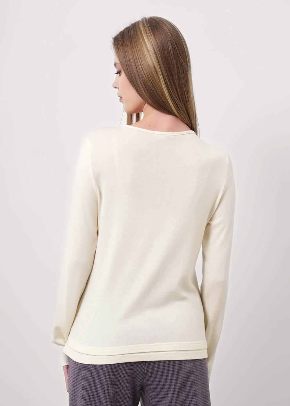 Ст.цена 995р CLE 156999/186вл Джемпер женский 156999/186вл молочный