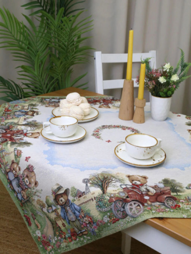 Мишки Салфетка 100х100 см 2518966 б/л New