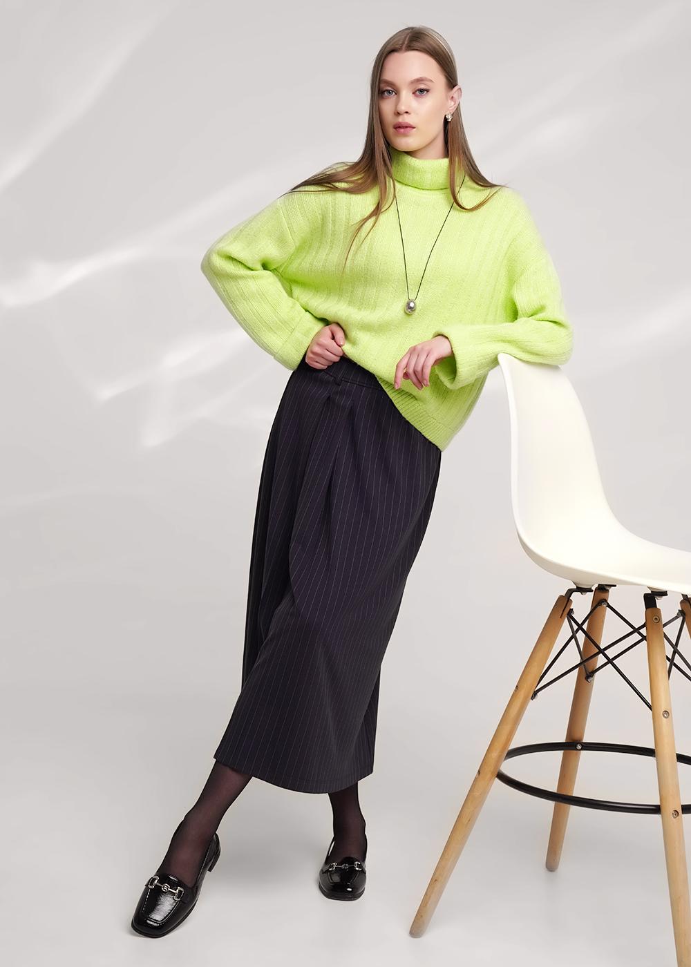 Ст.цена 1970р CLE 154549/183фэш Свитер женский 154549/183фэш св.зелёный