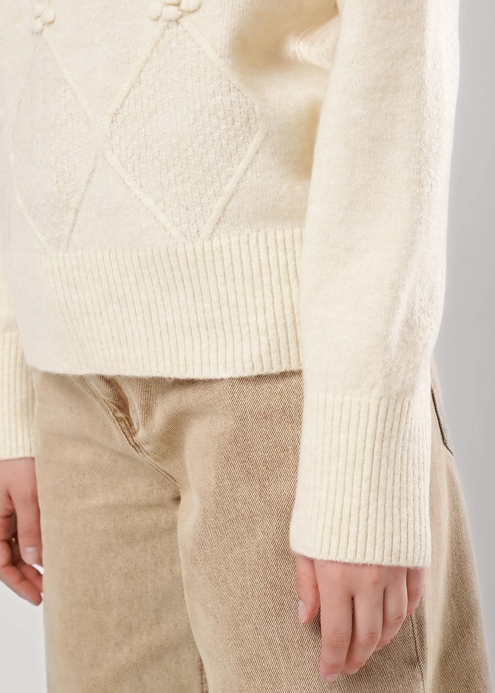 Ст.цена 1600р CLE 154555/185апэ Джемпер женский 154555/185апэ св.бежевый