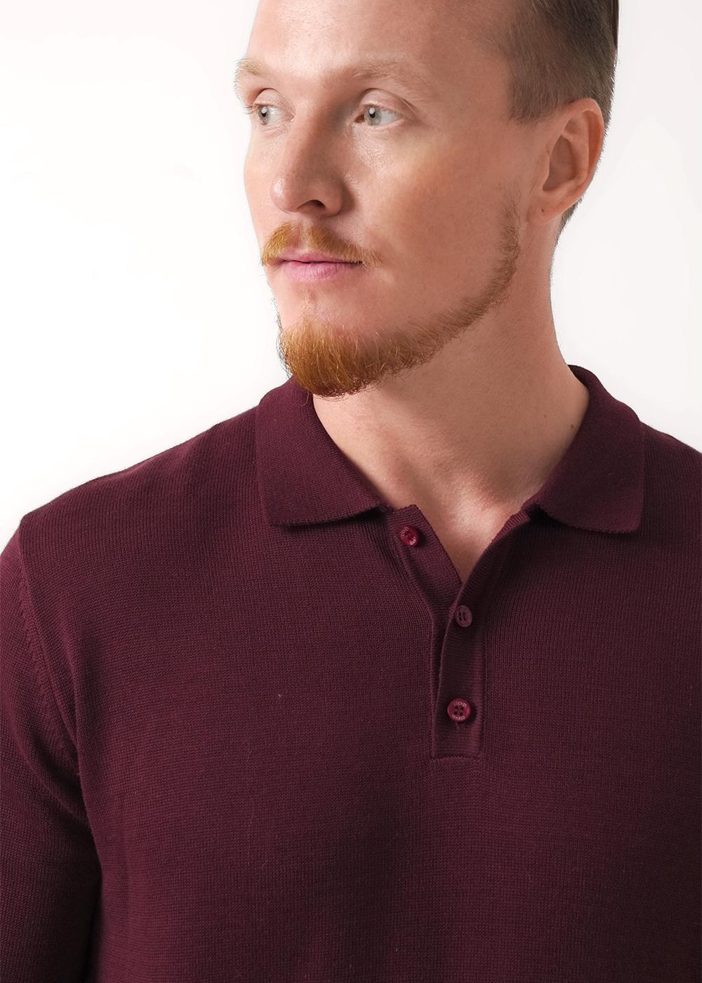 Ст.цена 1949р CLE 454565/11ха Поло мужское 454565/11ха бордовый