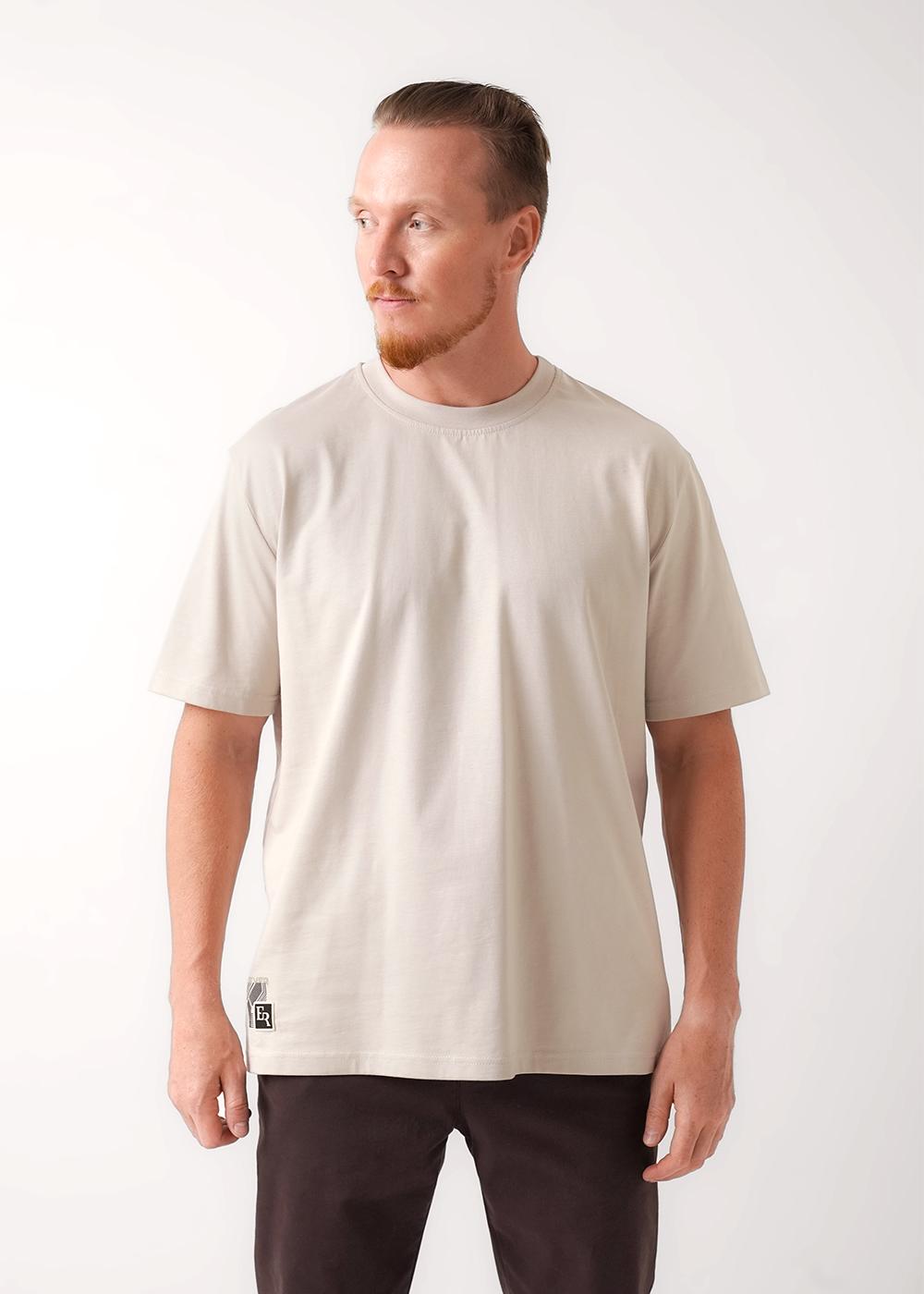 Ст.цена 969р CLE 452614/09кдт_п Футболка мужская 452614/09кдт_п св.бежевый