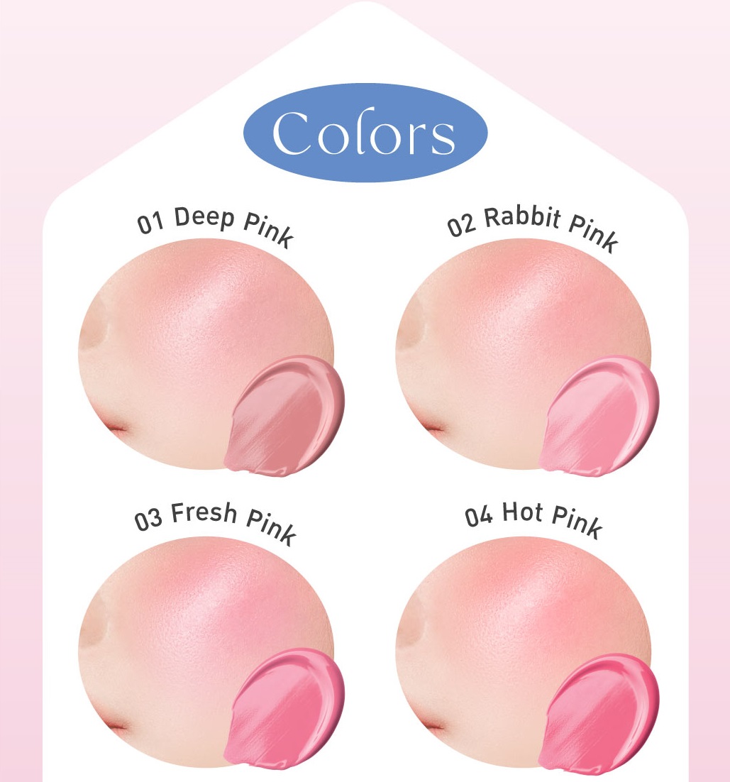 Румяна-Кушон «Exowhite» Розовый кролик №02 BABY BRIGHT