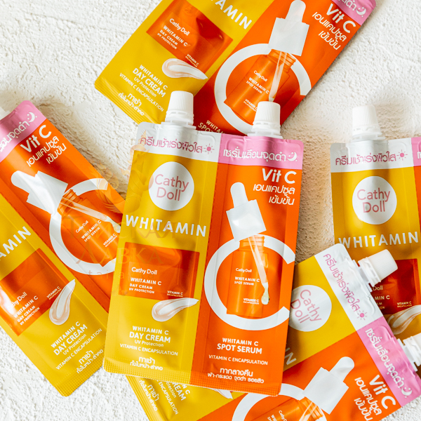 Набор д/лица (Концентрированная Сыворотка + Дневной Крем с Витамином С) CATHY DOLL