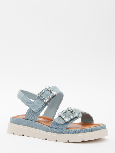 Женские сандалии из денима TAMARIS CONEFLOWER 4386042, синий
