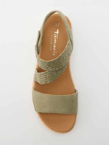 Женские сандалии TAMARIS KARLIE 4016225, серо-зеленый