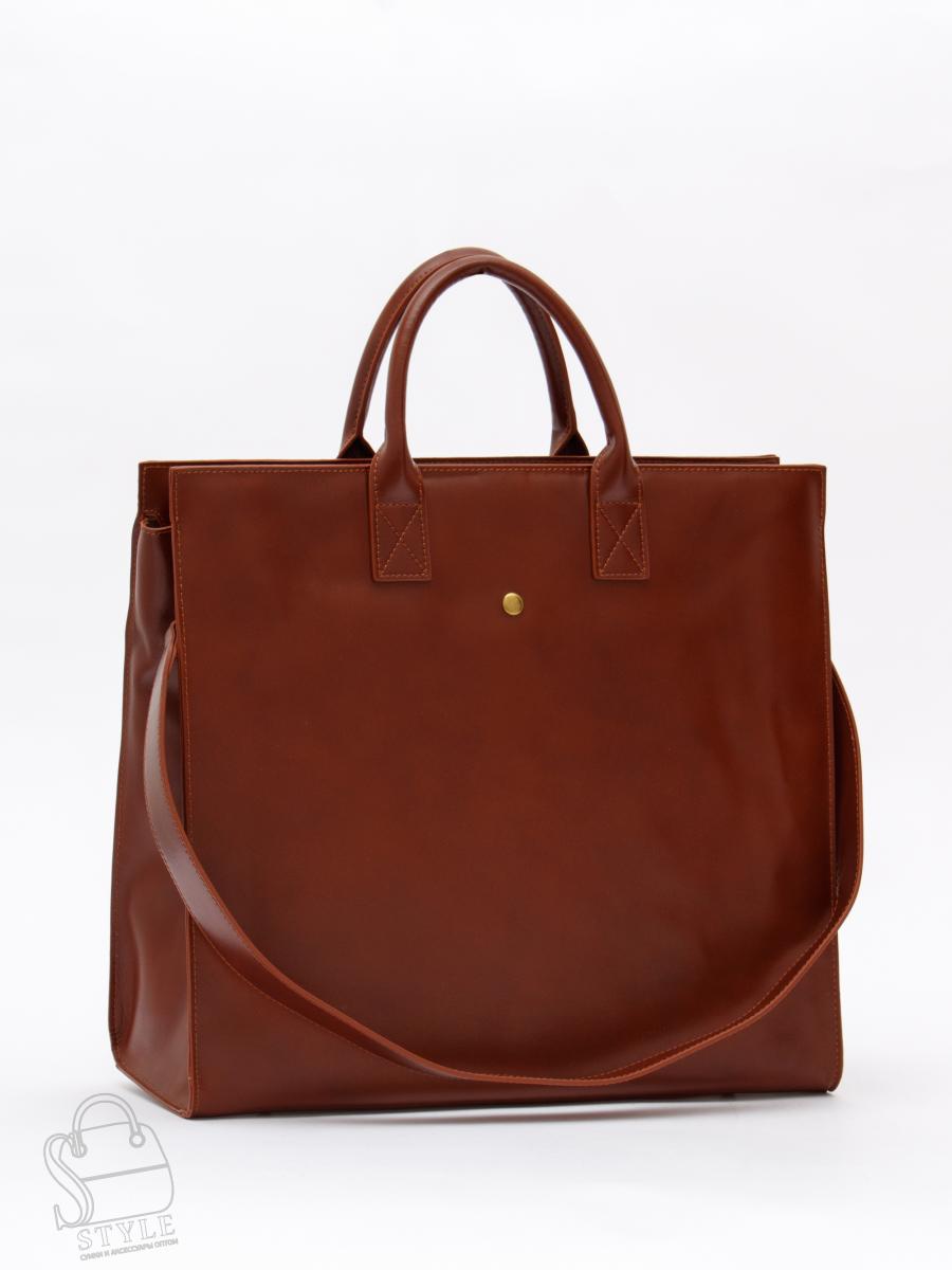 Сумка женская кожаная 5001VG brown Vitelli Grassi