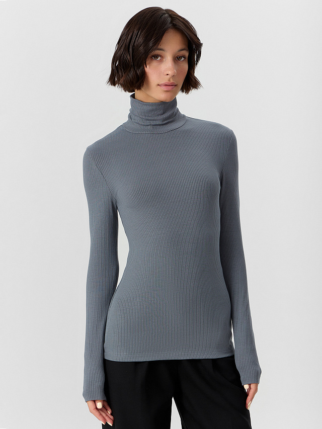 Водолазка женская серая