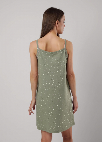  АКЦИЯ 668р. 890р.CLE LS25-1153 Сорочка ночн. жен. Фисташковый пай