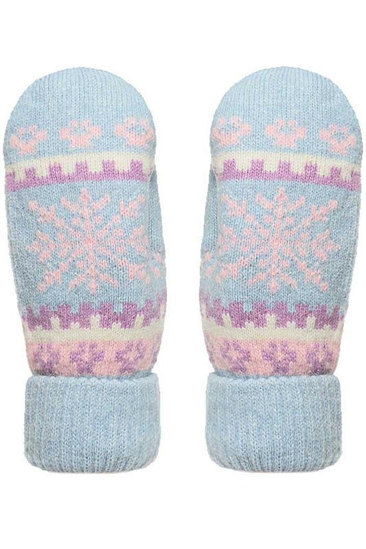 Варежки жен. Verita снежинка