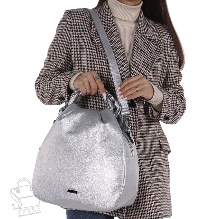 Рюкзак женский 6213-1 silver Velina Fabbiano-Safenta/30