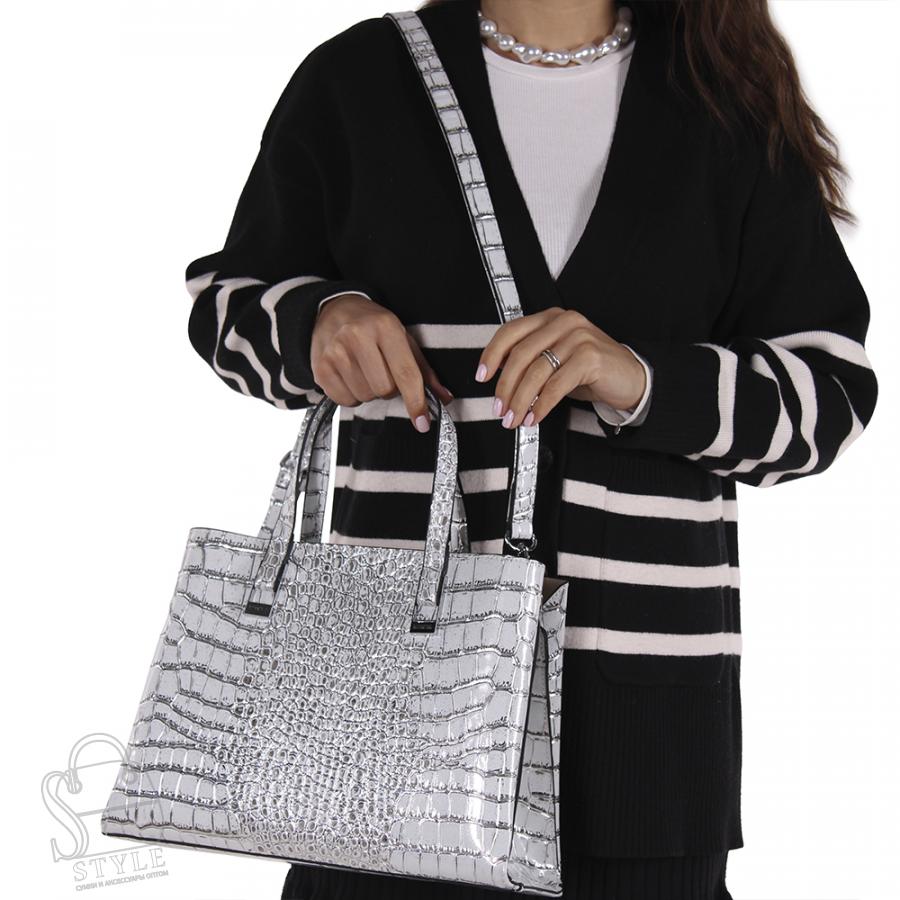 Сумка женская 593372-1 white Velina Fabbiano-Safenta/50