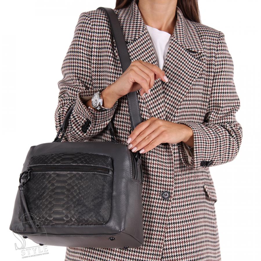 Сумка женская 593473 b.gray Velina Fabbiano-Safenta/30