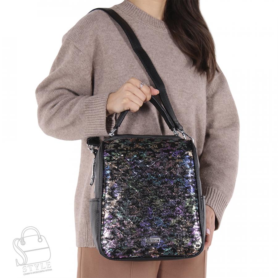 Рюкзак женский 69088-2 black Velina Fabbiano-Safenta/50