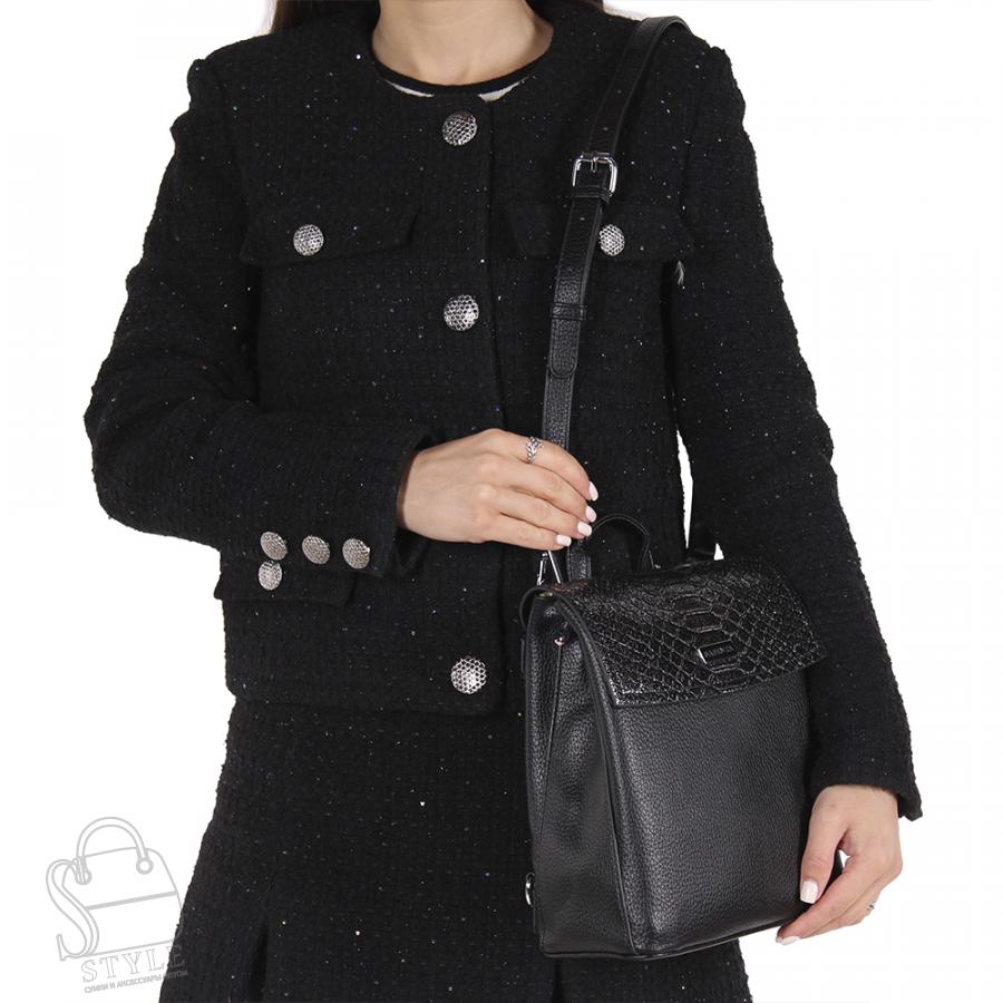 Рюкзак женский 69126-1 black Velina Fabbiano-Safenta/30