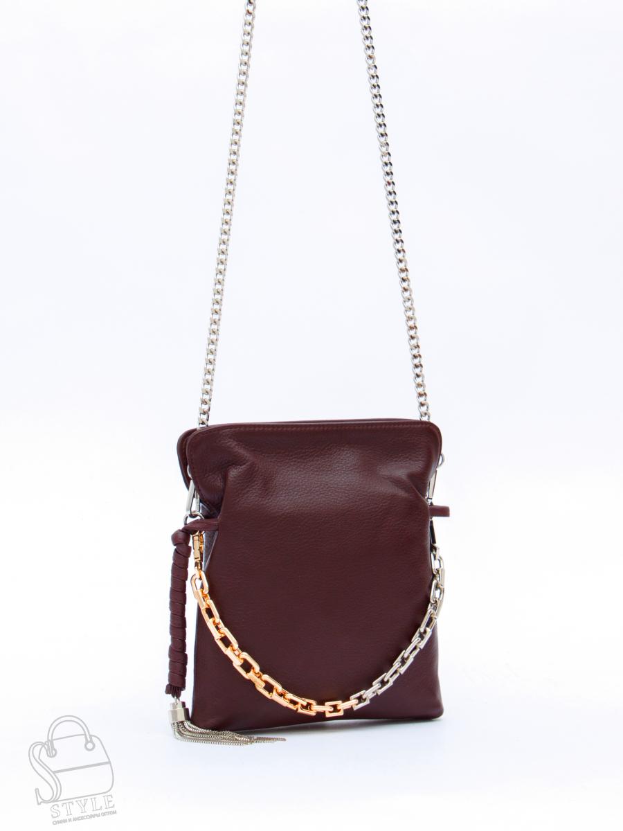 Сумка женская кожаная 6010-2L d.purple Polina&Eiterou