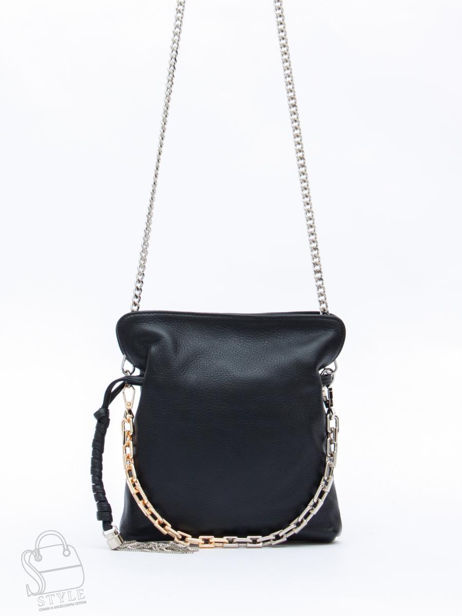 Сумка женская кожаная 6010-2L black Polina&Eiterou