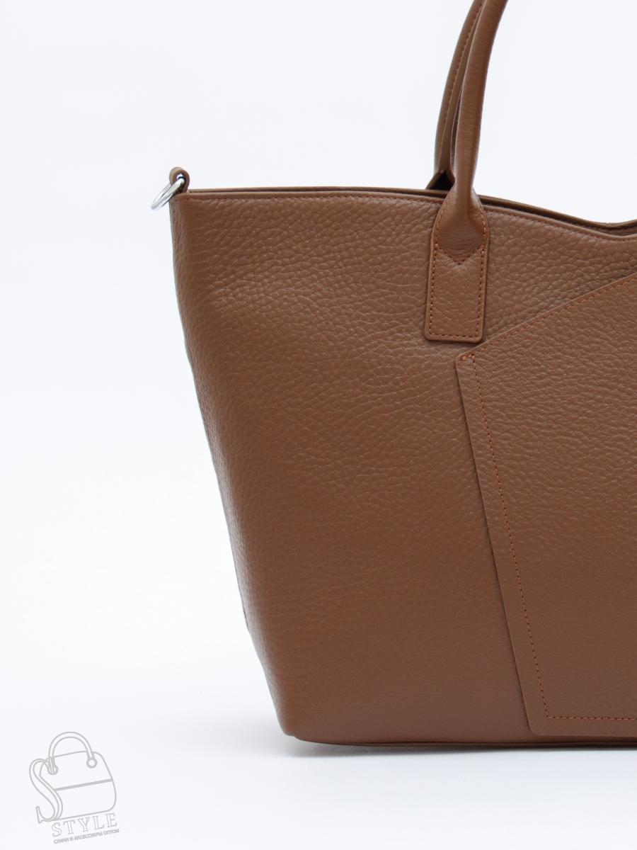 Сумка женская кожаная 1059C brown Polina&Eiterou
