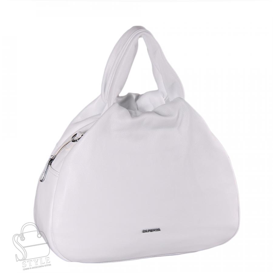 Сумка женская кожаная 99477 white Velina Fabbiano-Safenta/30