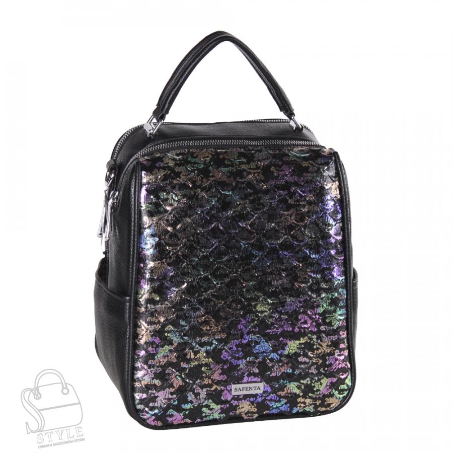 Рюкзак женский 69088-2 black Velina Fabbiano-Safenta/50