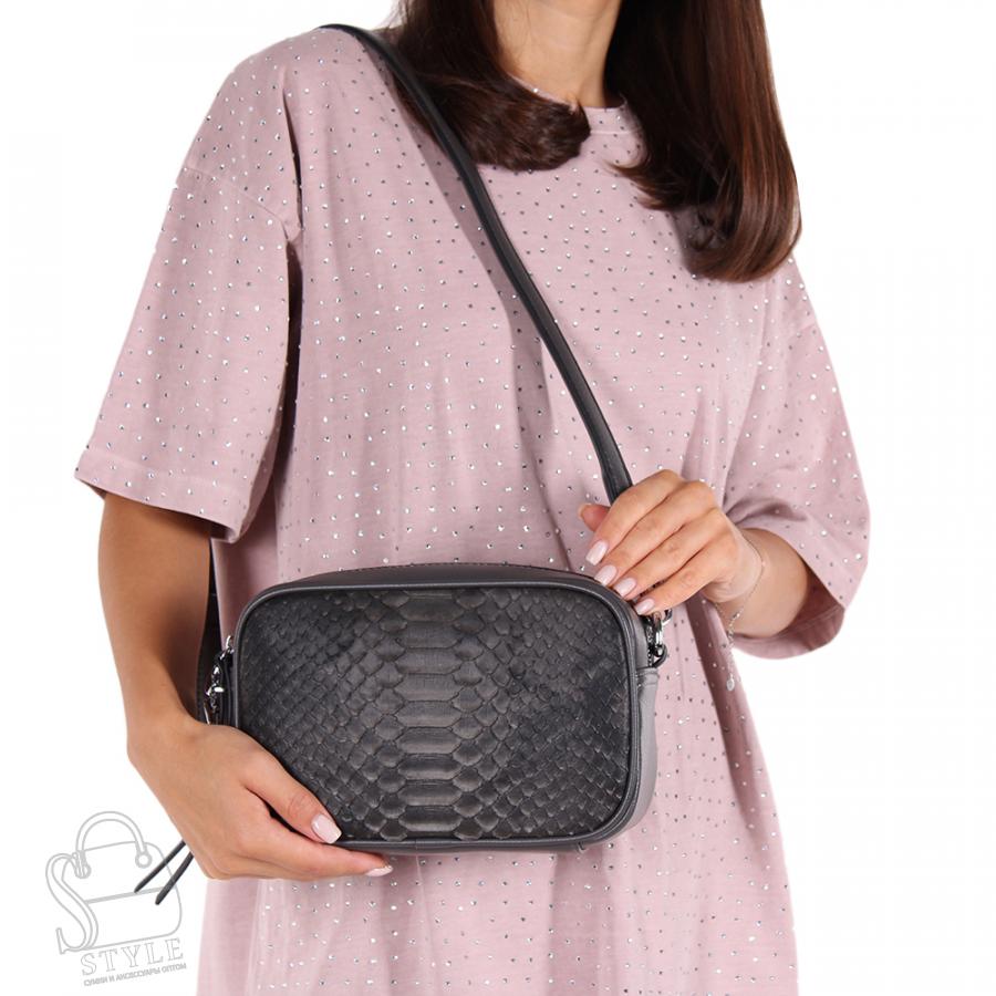 Сумка женская 29012-7 d.gray Velina-Fabbiano Safenta/30