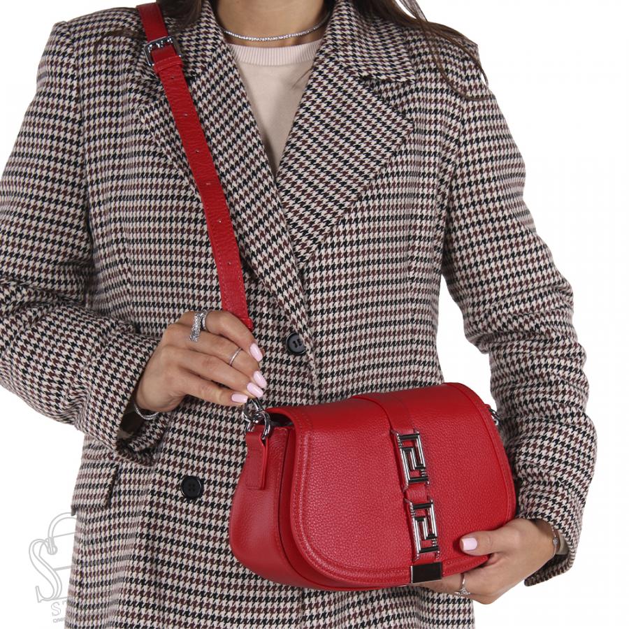 Сумка женская кожаная 2101Y b.red Polina&Eiterou/30