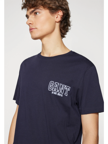 Футболка GANT 2273 темно-синий